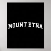 Mount Etna Poster (Voorkant)