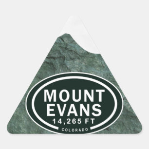Mount Evans 14,265 FT CO Mountain Stickers