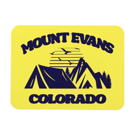 Mount Evans, Colorado Magneet (Horizontaal)