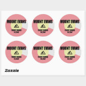 Mount Evans Ronde Sticker (Vel)