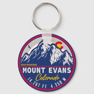Mount Evans Wilderness 14er - Colorado-bergen Sleutelhanger