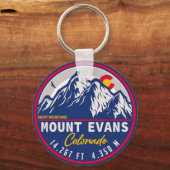 Mount Evans Wilderness 14er - Colorado-bergen Sleutelhanger (Voorkant)