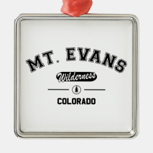 Mount Evans Wilderness Metalen Ornament