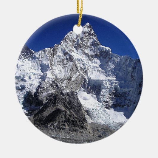 Mount Everest 2 Keramisch Ornament (Voorkant)