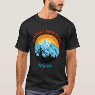 Mount Everest Base Camp Nepal Bergwandelaar Beklim T-shirt