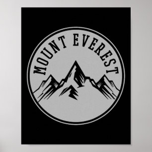 Mount Everest Berg Wandelen Wandelaar Klimmen Klim Poster