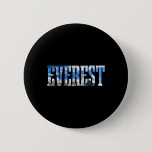 Mount Everest Expeditie Mt Bergbeklimmers Ronde Button 5,7 Cm