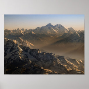 Mount Everest, Himalaya Mountains, Azië Poster