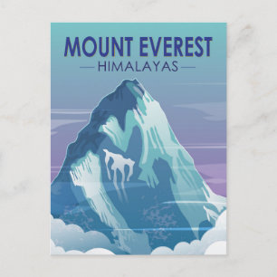 Mount Everest Himalayas  Briefkaart