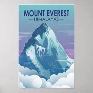 Mount Everest Himalayas Poster