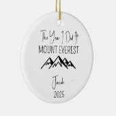 Mount Everest ornament voor klimliefhebber (Rechts)