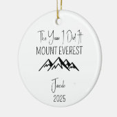 Mount Everest ornament voor klimliefhebber (Links)