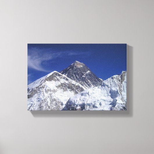 Mount Everest Photo Canvas Afdruk (Voorkant)