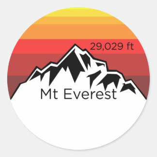 Mount Everest top sticker