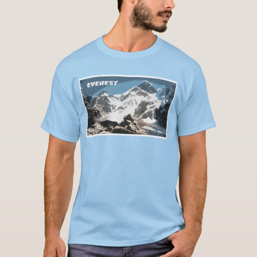 Mount Everest Uitzicht, Nepal T-shirt (Voorkant)