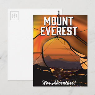 Mount Everest Voor Avontuur! Briefkaart
