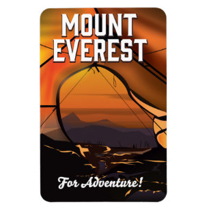 Mount Everest voor avontuur! Magneet
