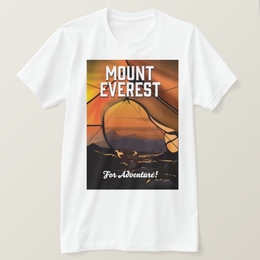 Mount Everest voor avontuur! T-shirt (Design voorkant)