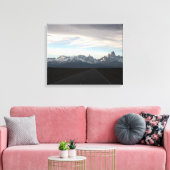 Mount Fitz Roy en Andes Range Canvas Afdruk (Insitu (Woonkamer))