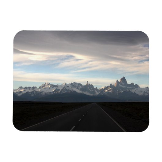 Mount Fitz Roy en Andes Range Magneet (Horizontaal)