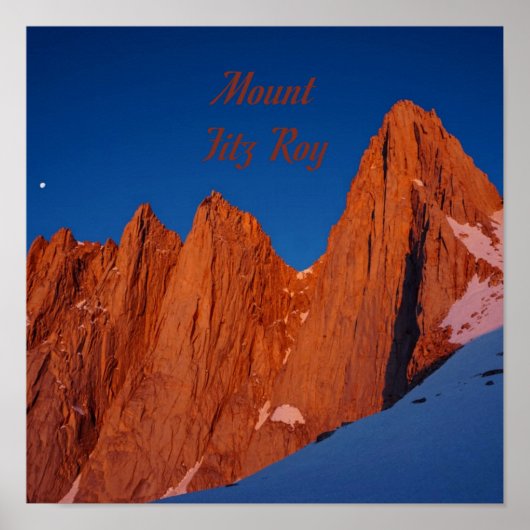 Mount Fitz Roy Poster (Voorkant)