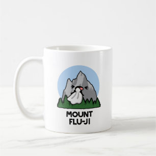 Mount Flu-ji Funny Mountain Pun Koffiemok
