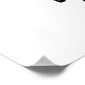 Mount Flu-ji Funny Mountain Pun Poster (Hoek)