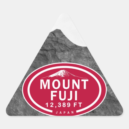 Mount Fuji 12,389 FT Stickers (Voorkant)