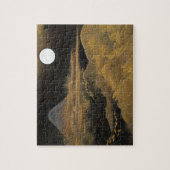 Mount Fuji bij maanlicht - Helder: Legpuzzel (Verticaal)