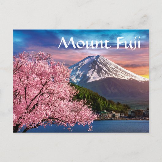 Mount Fuji Briefkaart (Voorkant)