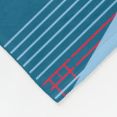 Mount Fuji Design Nippon1  Fleece Deken (Hoek)