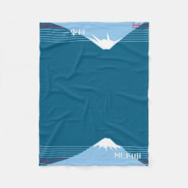 Mount Fuji Design Nippon1  Fleece Deken