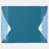 Mount Fuji Design Nippon1  Fleece Deken (Voorkant (Horizontaal))