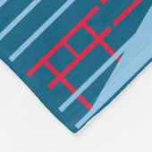 Mount Fuji Design Nippon1  Fleece Deken (Hoek)