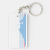 Mount Fuji Design Nippon1 Sleutelhanger (achterkant)