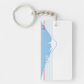Mount Fuji Design Nippon1 Sleutelhanger (Voorkant)