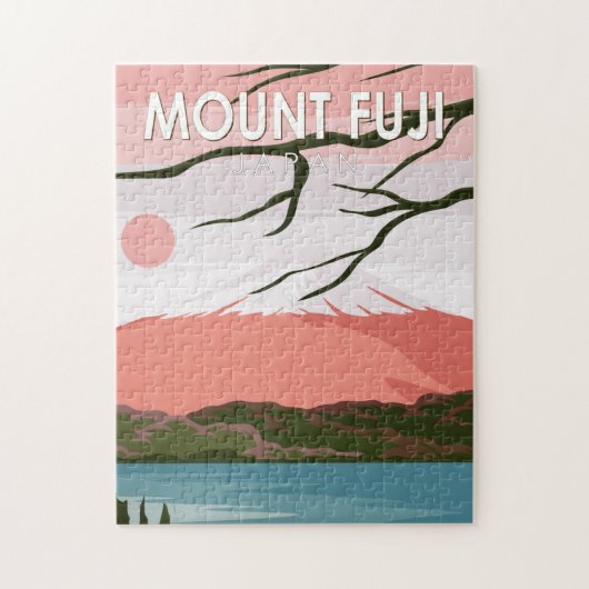 Mount Fuji Japan Legpuzzel (Verticaal)
