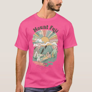 Mount Fuji Japan Mountains Wandeltocht Sunset G T-shirt