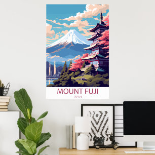 Mount Fuji, Japan Reisposter voor aan de muur Poster
