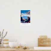 Mount Fuji Japan Reisprint Poster (Keuken)