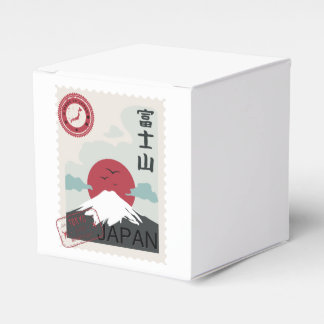 Mount Fuji Japanse Stamp Tokyo Made Japan BOX Bedankdoosjes