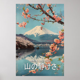 Mount Fuji Kersenbloesem Kunstprint Yama no Poster