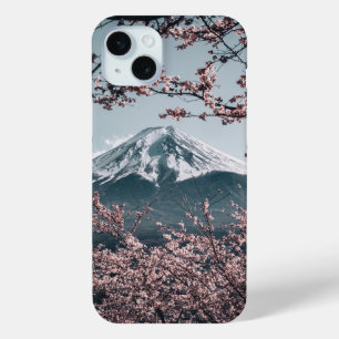 Mount Fuji Kersenbloesem Sakura iPhone 15 Mini Hoesje