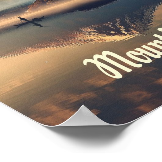 Mount Fuji Poster (Hoek)