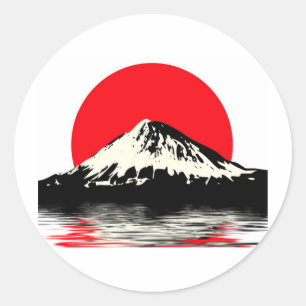 Mount Fuji Ronde Sticker