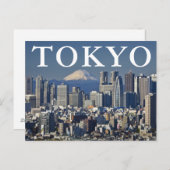 Mount Fuji | Tokio Japan | Dank je Briefkaart (Voorkant / Achterkant)