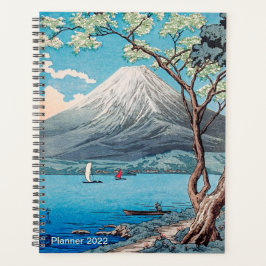 Mount Fuji uit Lake Yamanaka, Takahashi, Japans Planner