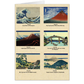 Mount Fuji uitzichten 01 tot en met 06