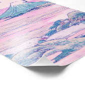 Mount Fuji Ukiyo-e Japanse  Kunst Foto Afdruk (Hoek)