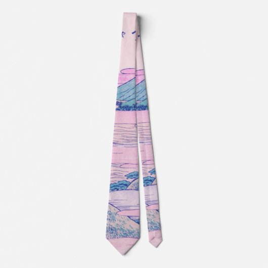 Mount Fuji Ukiyo-e Japanse  Kunst Stropdas (Voorkant)